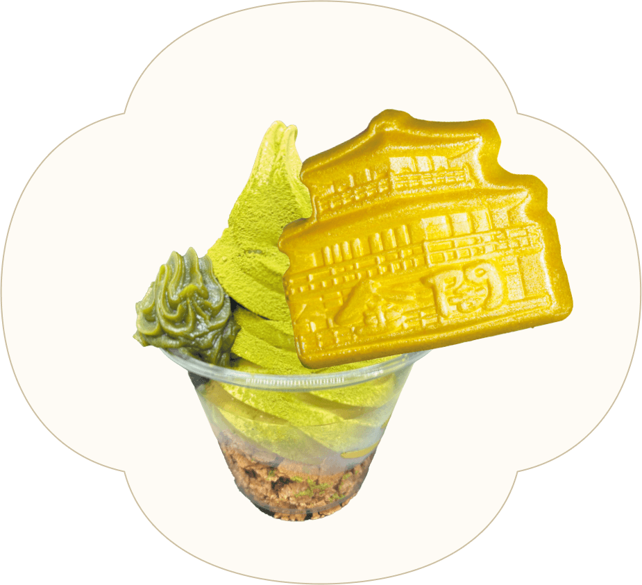 金閣寺パフェ抹茶